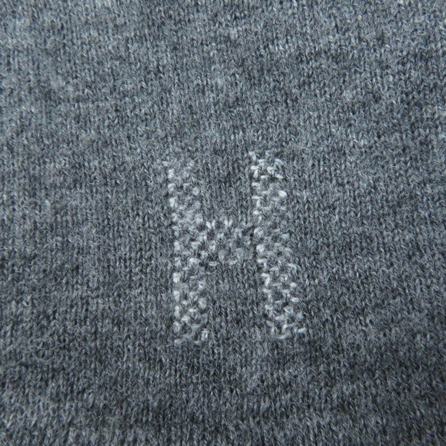 HERMES one piece wool gray 36