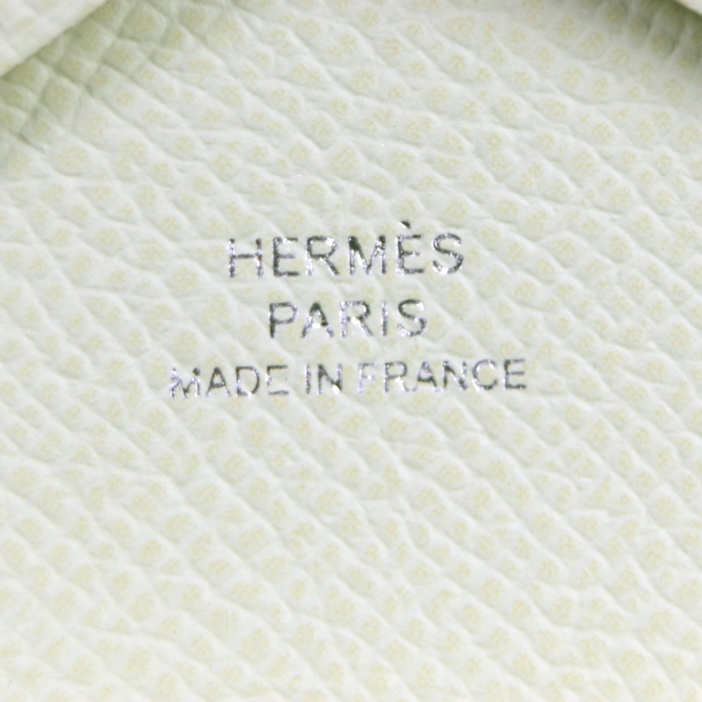 HERMES Coin case Epsom joune milton Calvi duo