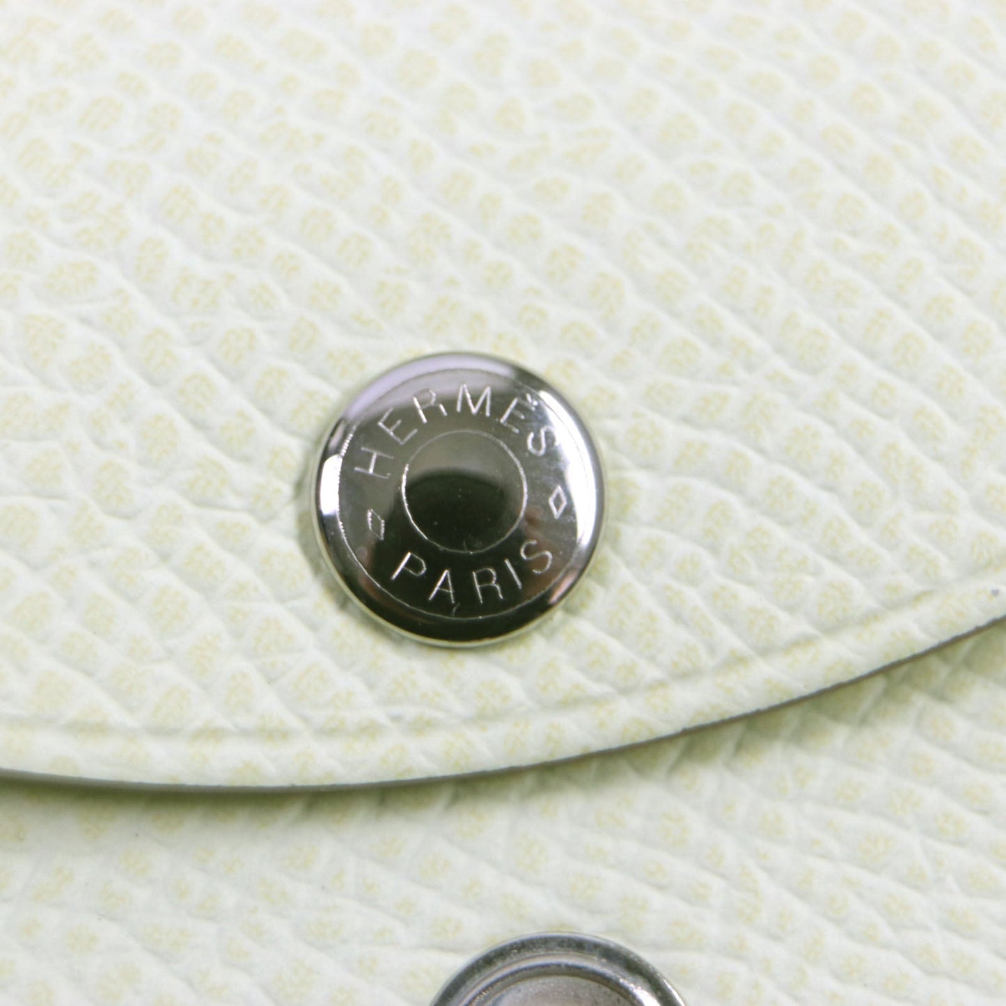 HERMES Coin case Epsom joune milton Calvi duo