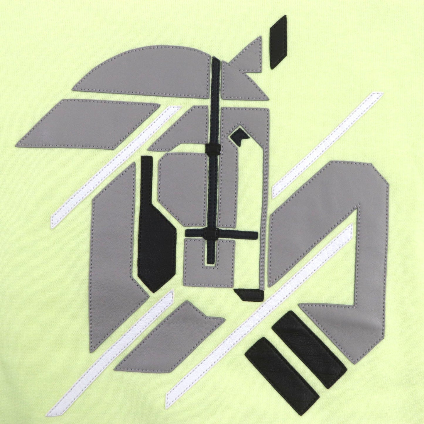 HERMES sweat 31-5765 cotton lime Chevaux en symmetry M
