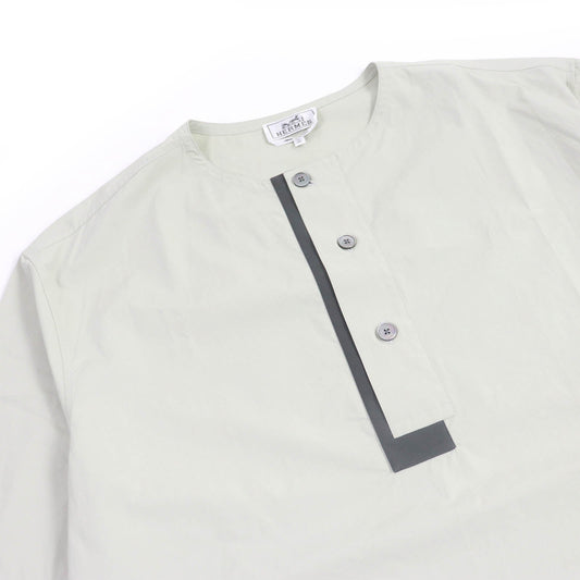 HERMES Short sleeve shirt cotton Light green 43