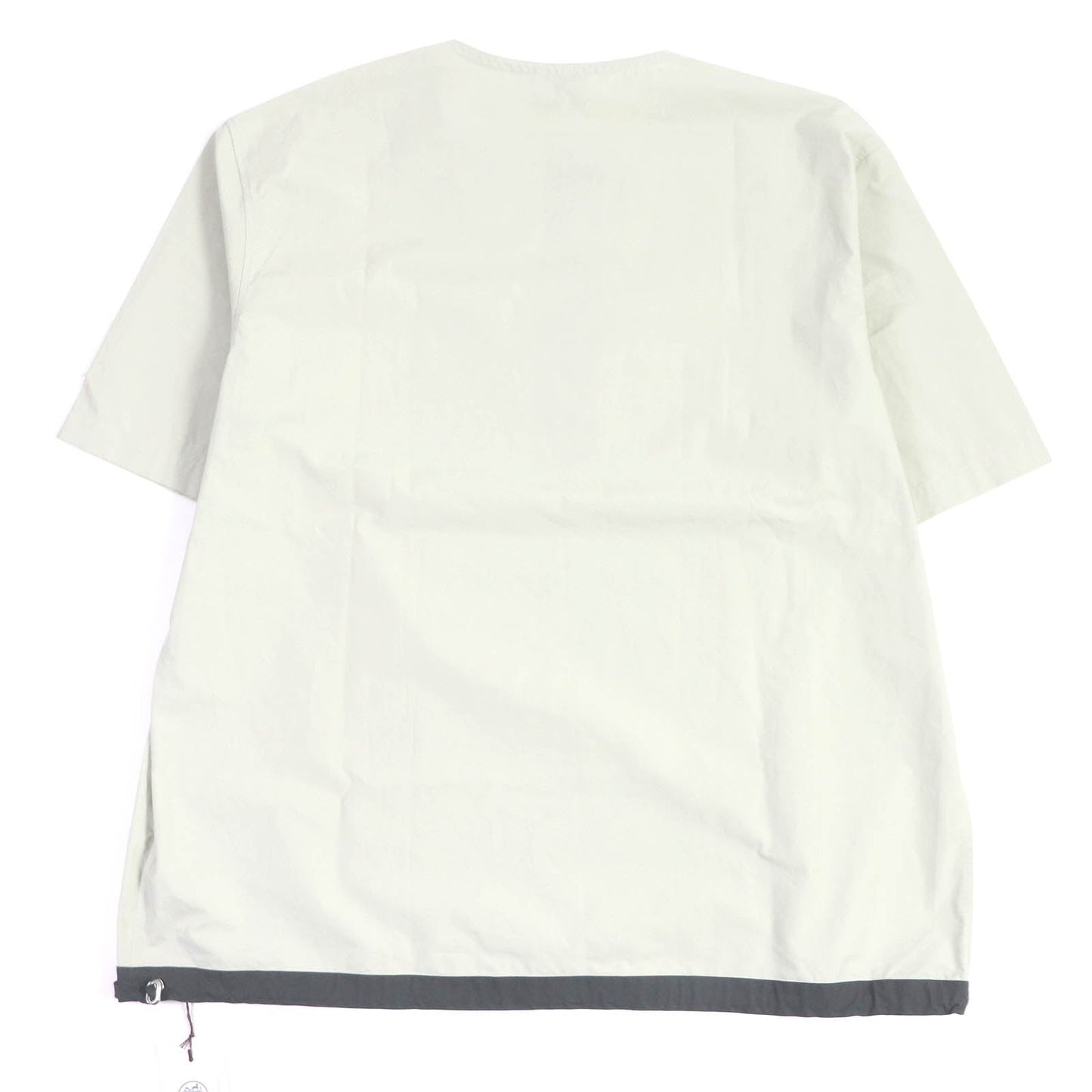 HERMES Short sleeve shirt cotton Light green 43