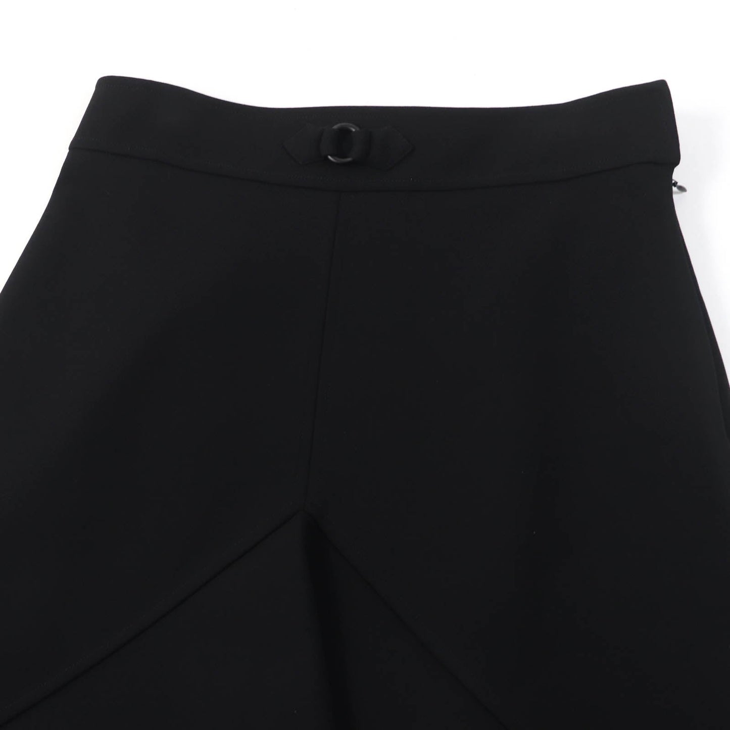 HERMES flare skirt 3E0315DJ Rayon black 42
