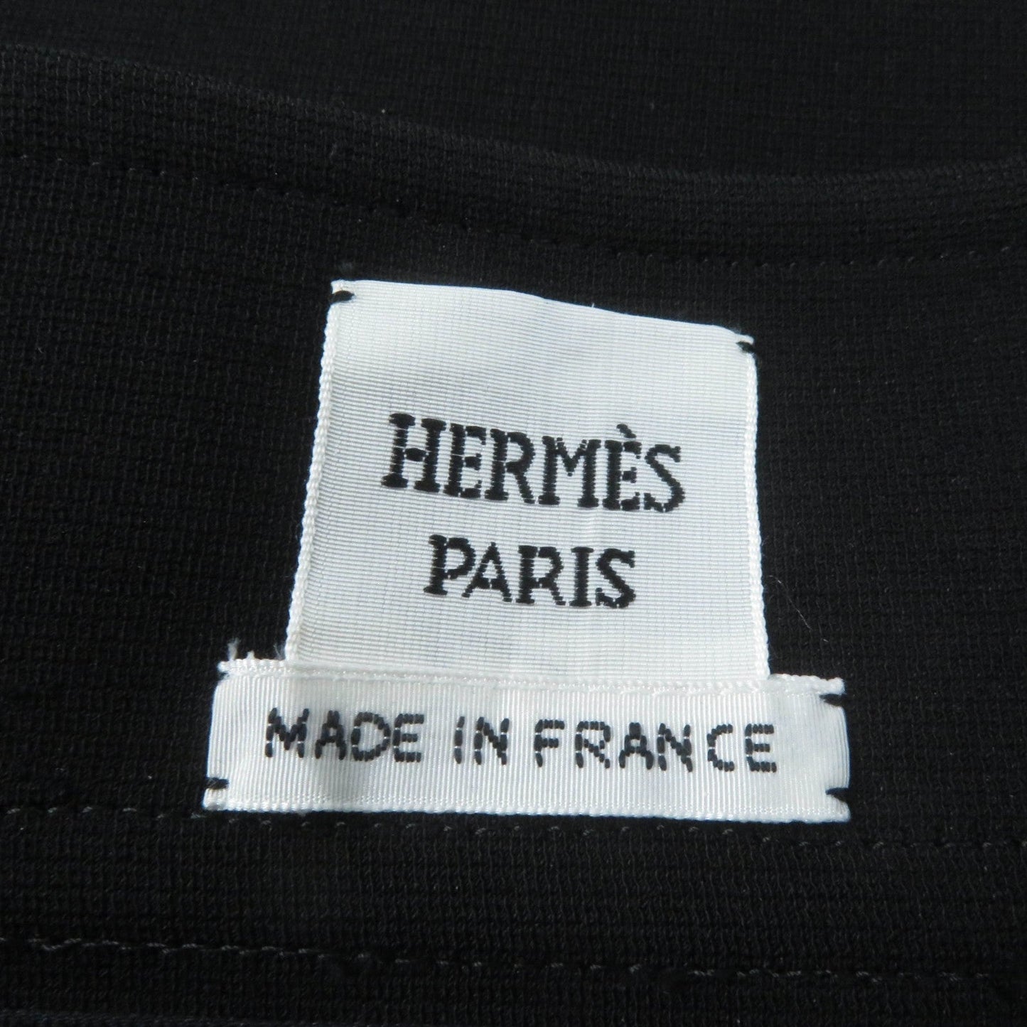 HERMES flare skirt 3E0315DJ Rayon black 42