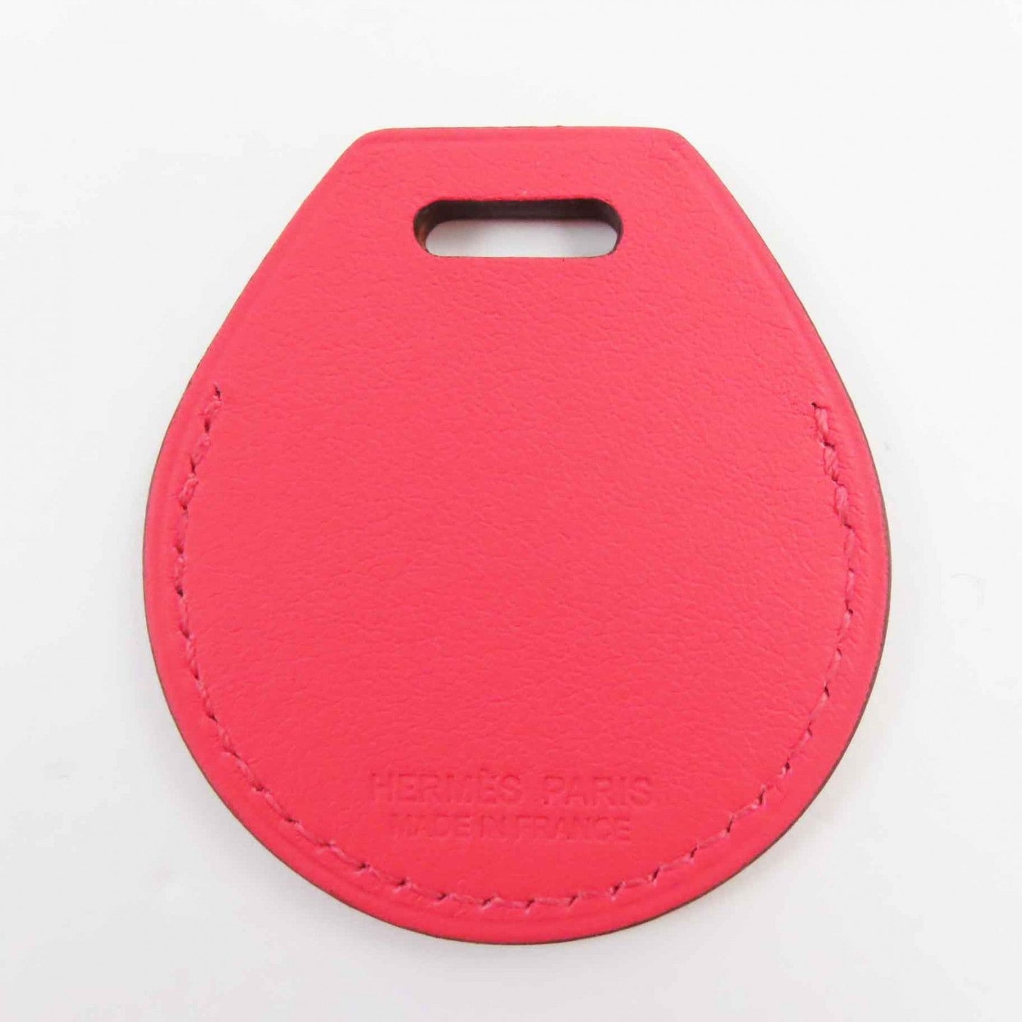 HERMES Other smartphones leather rose azale Apple AirTag AirTag