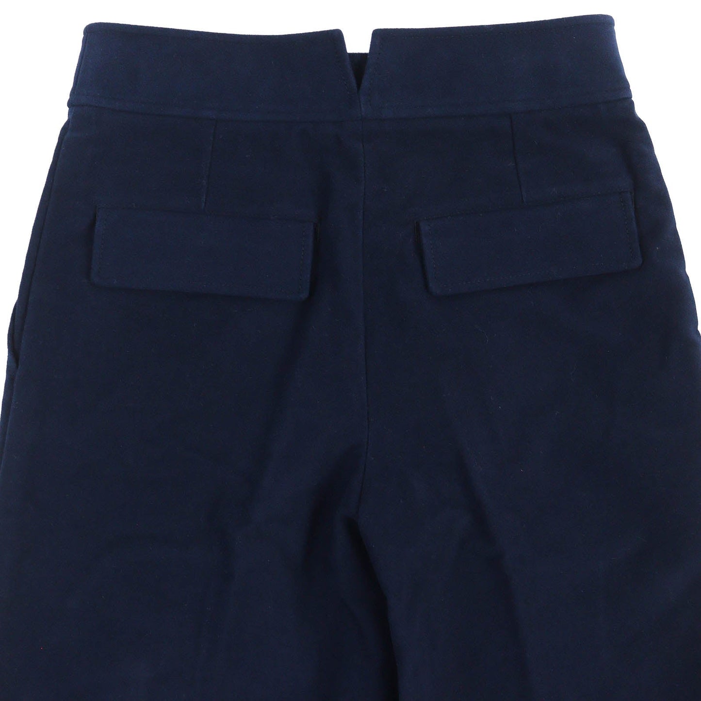 HERMES Wide pants 3E0419DM cotton Navy 34