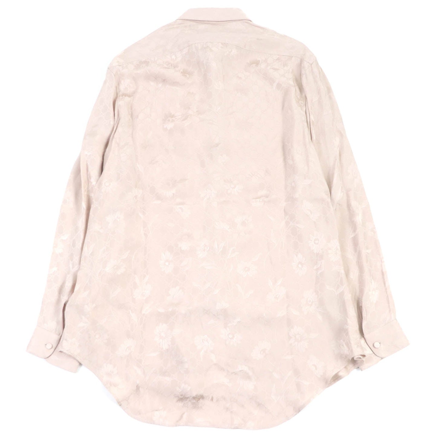 GUCCI Long sleeve shirt 596832 Rayon pink DAISIES JACQUARD SHIRT 48