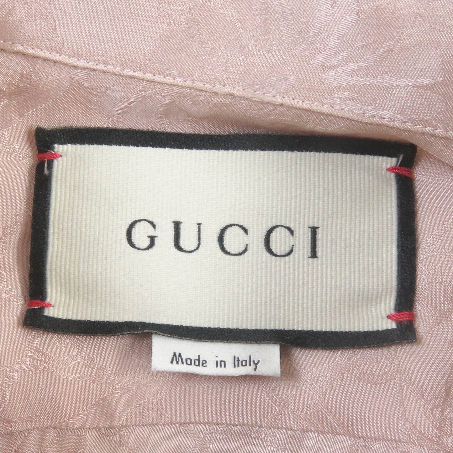 GUCCI Long sleeve shirt 596832 Rayon pink DAISIES JACQUARD SHIRT 48