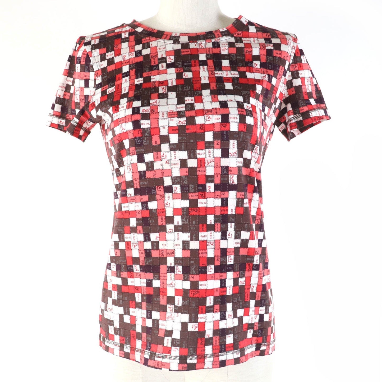 HERMES Short sleeve T-shirt cotton multicolor 34