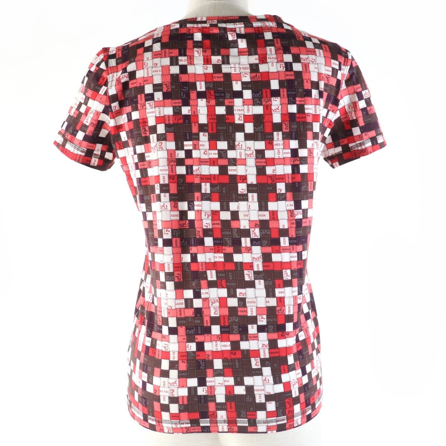 HERMES Short sleeve T-shirt cotton multicolor 34