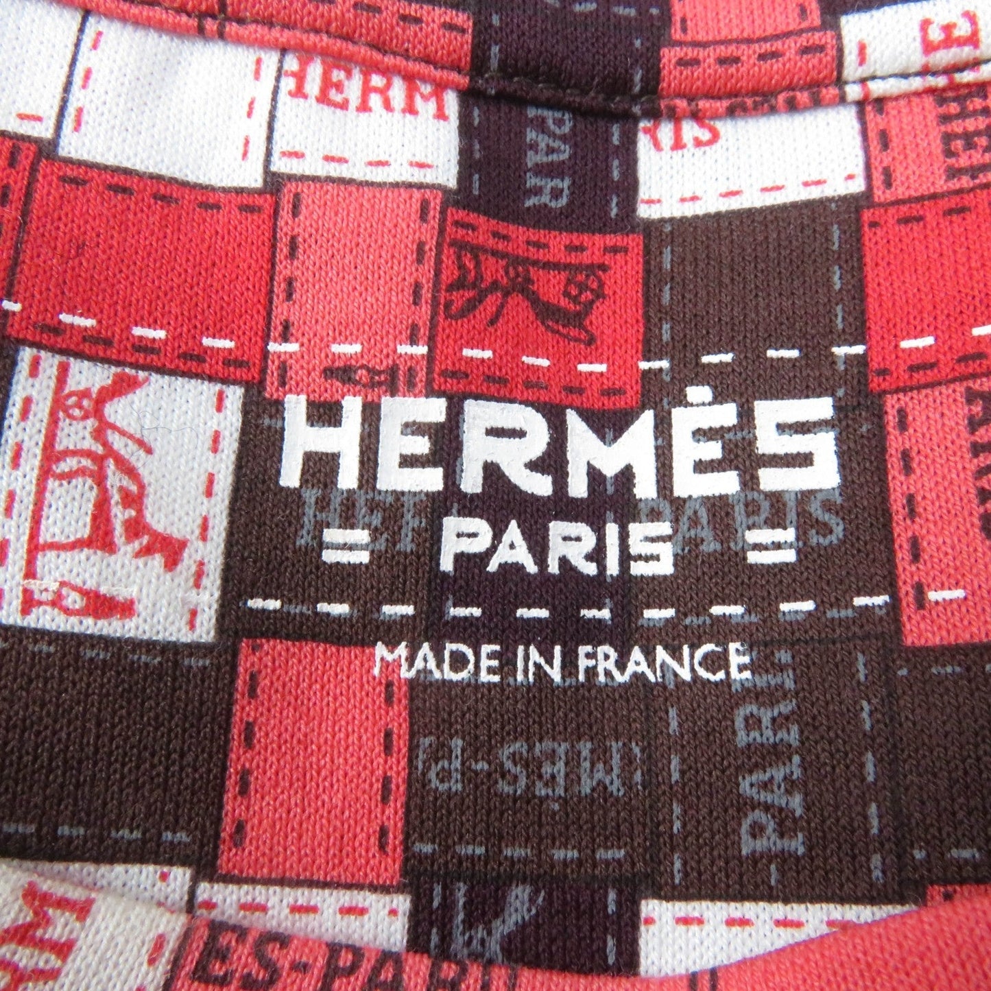 HERMES Short sleeve T-shirt cotton multicolor 34
