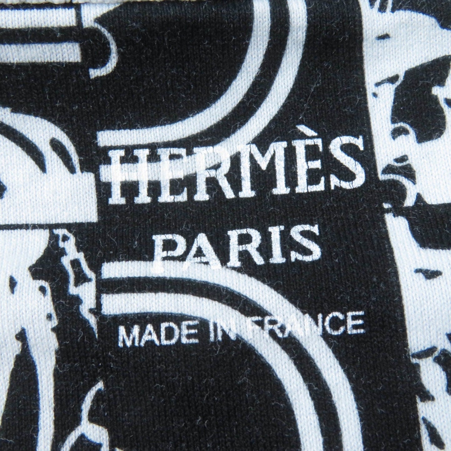 HERMES Cut cotton Black White BRIDES DE GALA en Desordre Ceremonial bridles 34