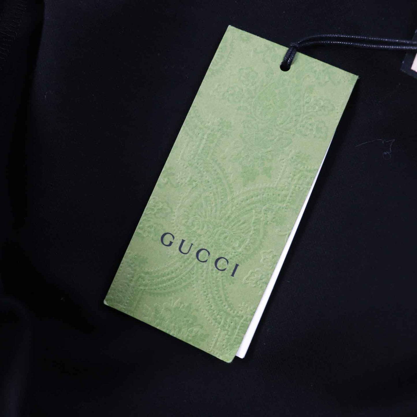 GUCCI Jersey 693081 cotton Black neon yellow S