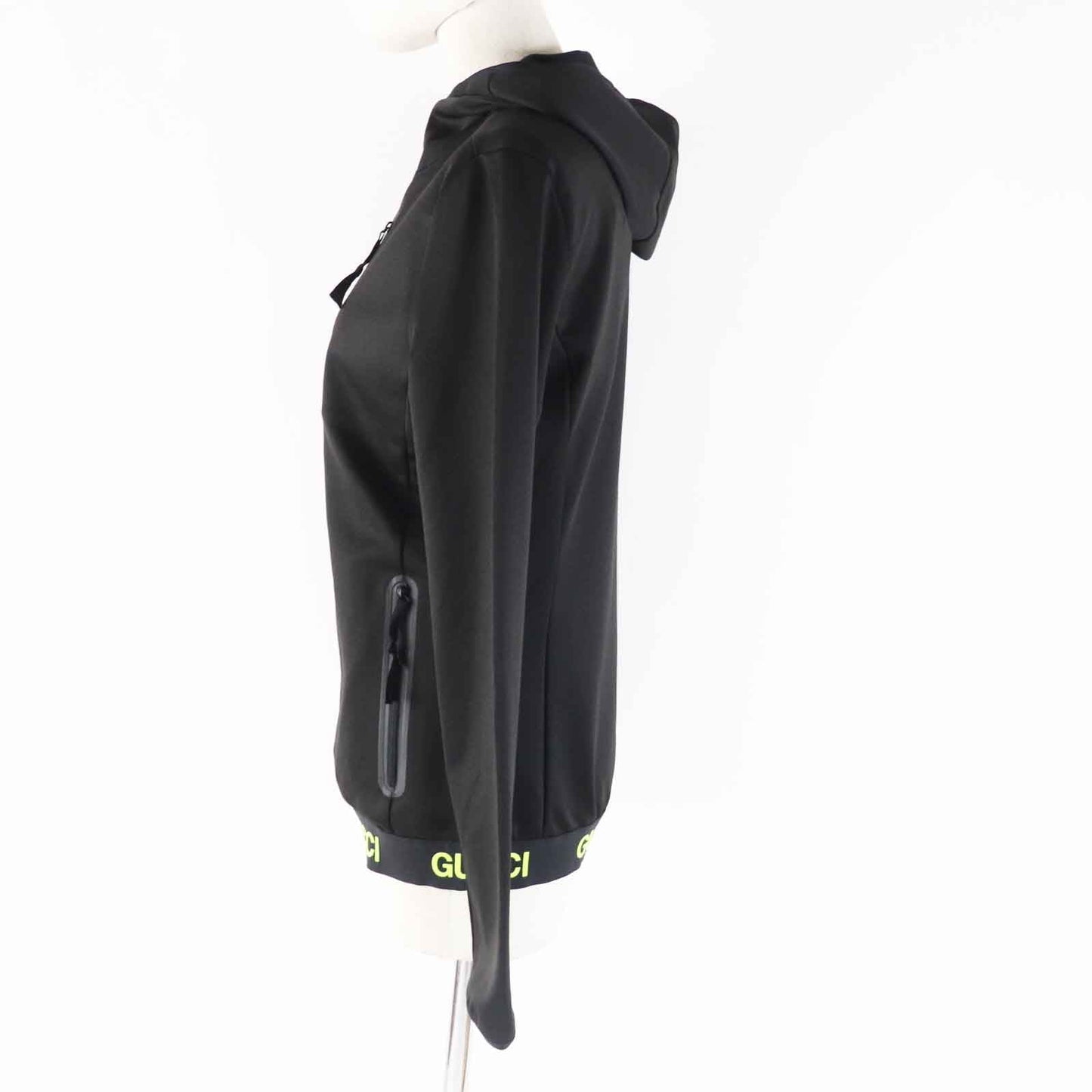 GUCCI Jersey 693081 cotton Black neon yellow S