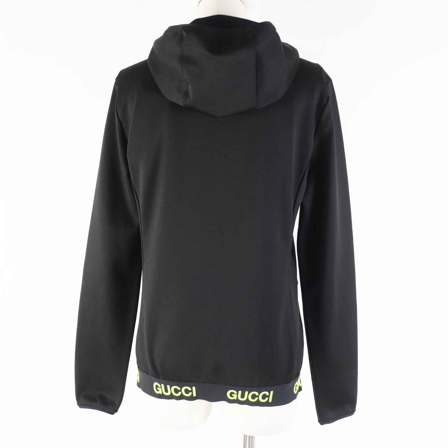 GUCCI Jersey 693081 cotton Black neon yellow S