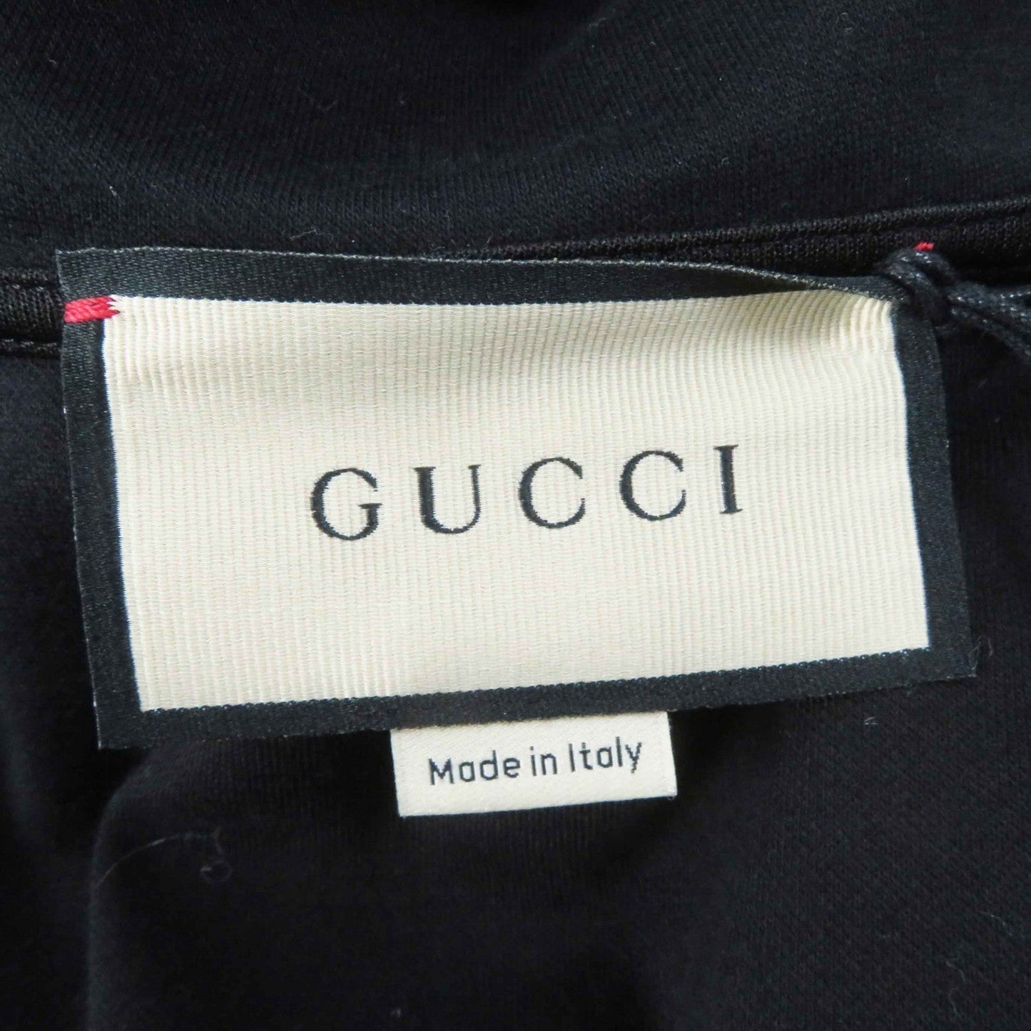 GUCCI Jersey 693081 cotton Black neon yellow S