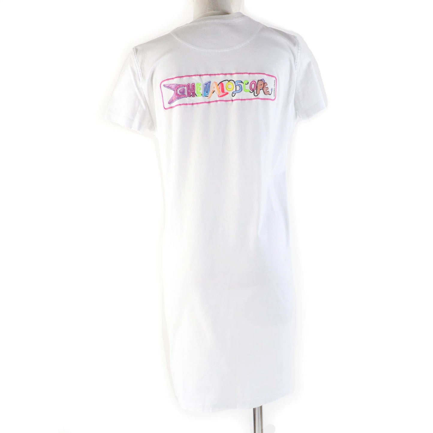 HERMES one piece 3E4507DH cotton white Chevroscope 38