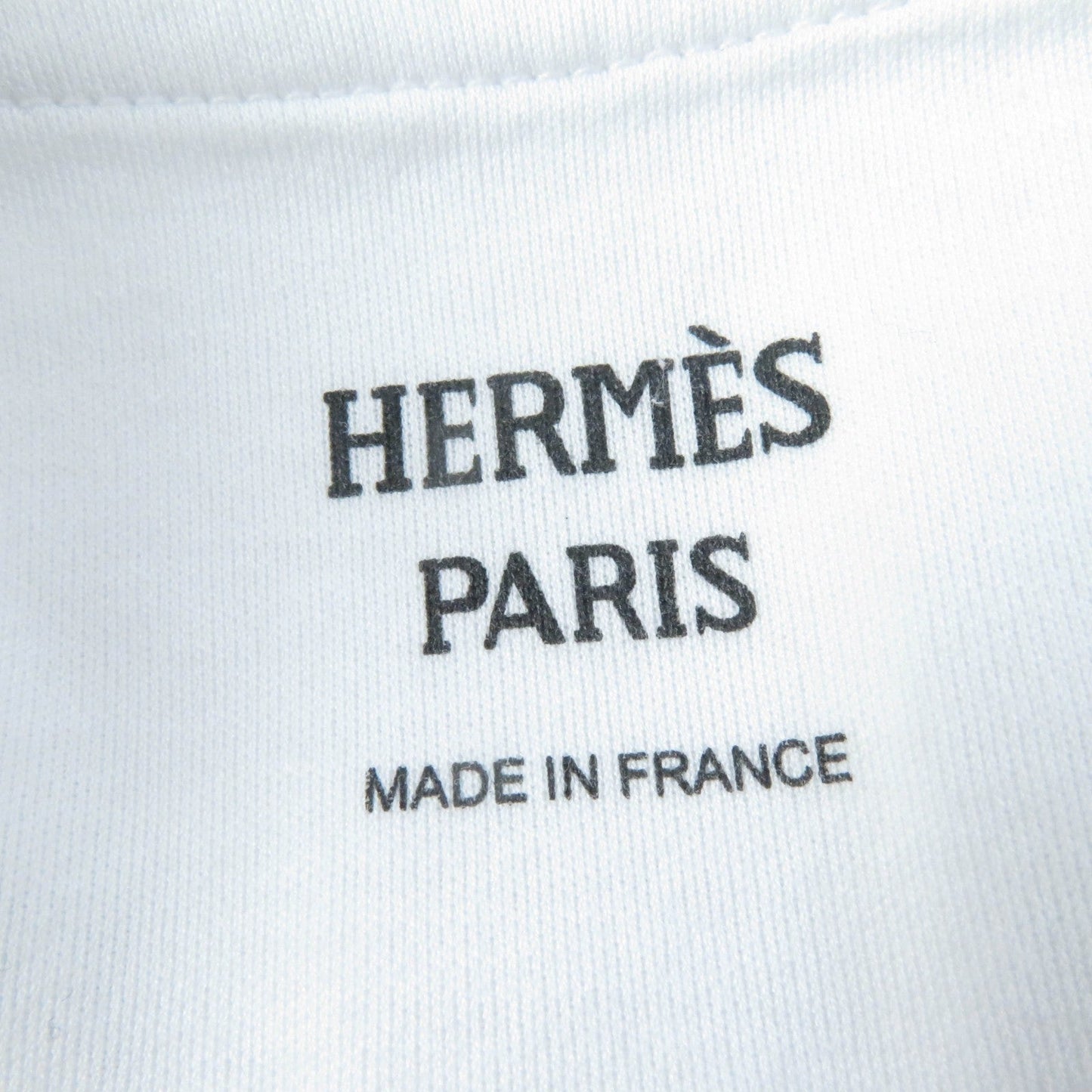 HERMES one piece 3E4507DH cotton white Chevroscope 38