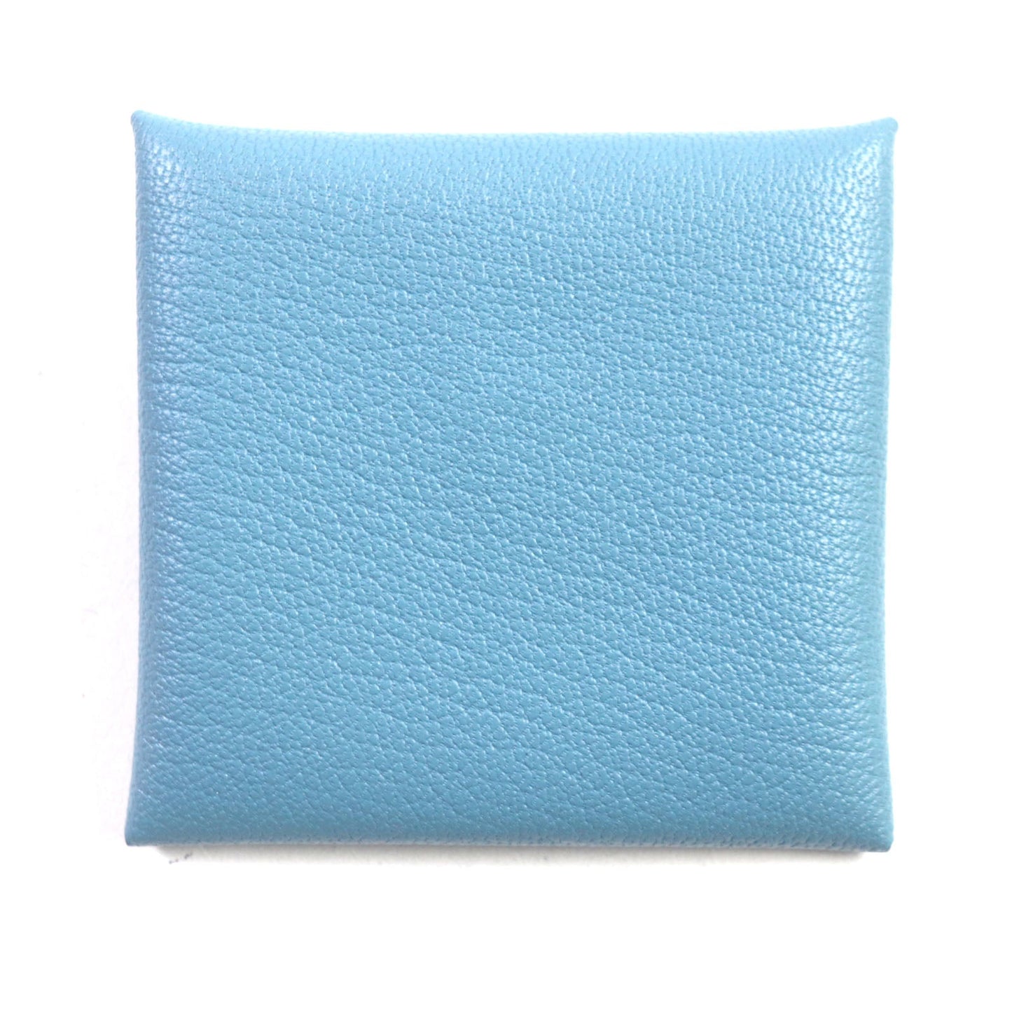 HERMES Coin case Shoble misol Light blue Bastia Verso