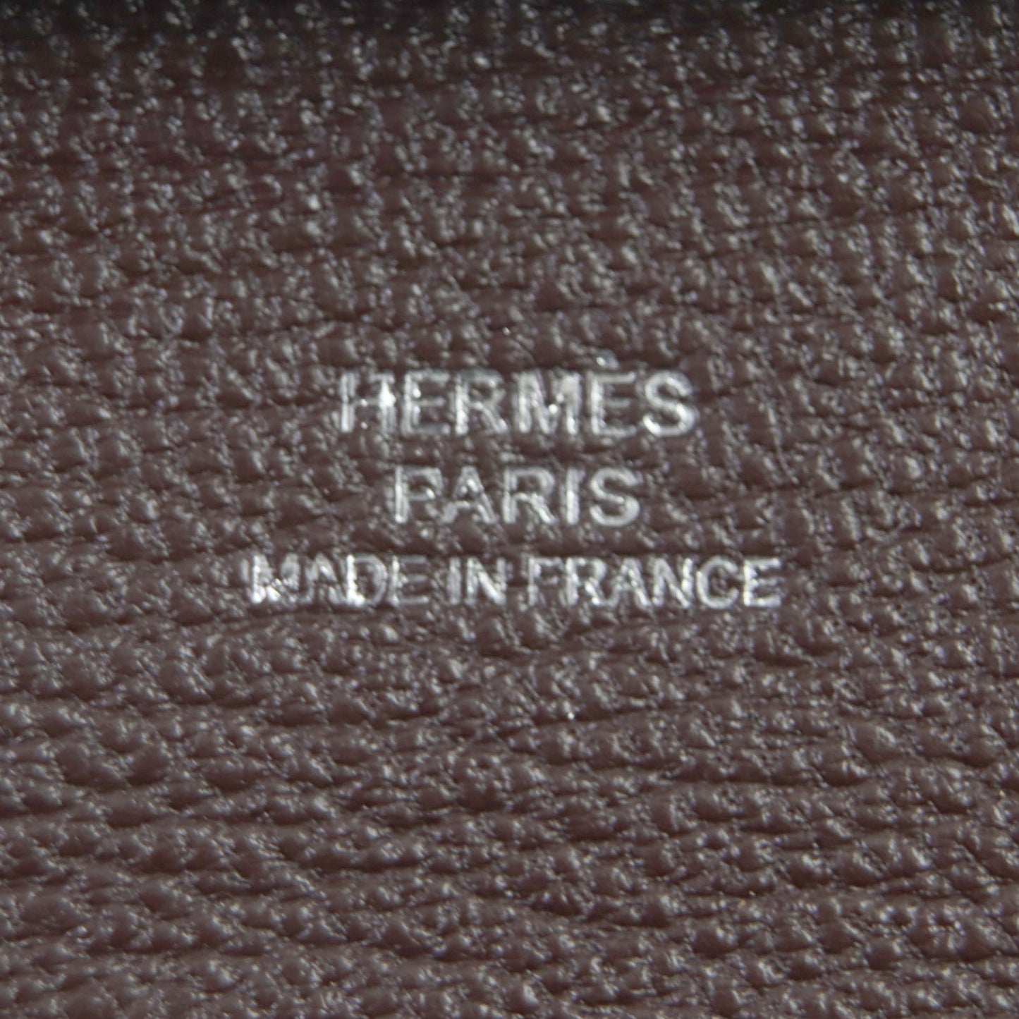 HERMES Coin case Shoble misol Light blue Bastia Verso