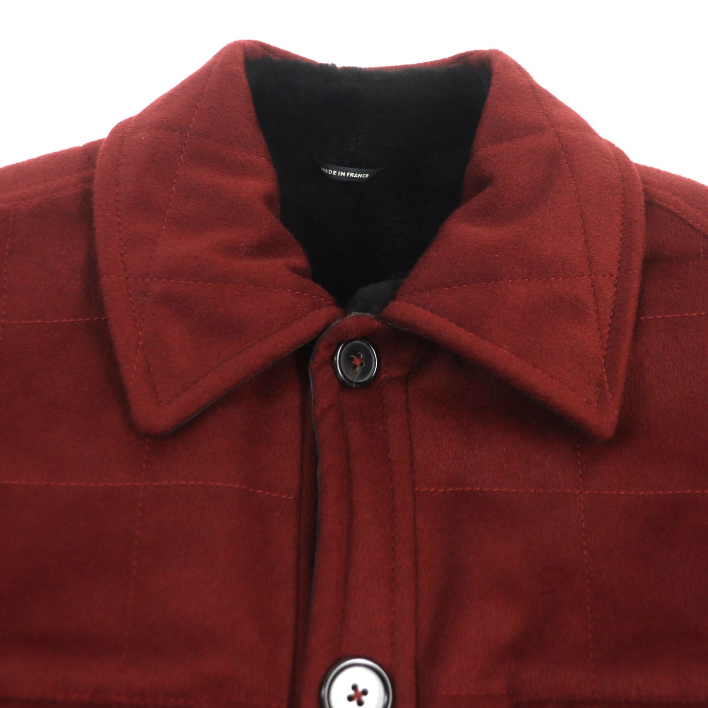 HERMES Jacket cashmere Bordeaux 50