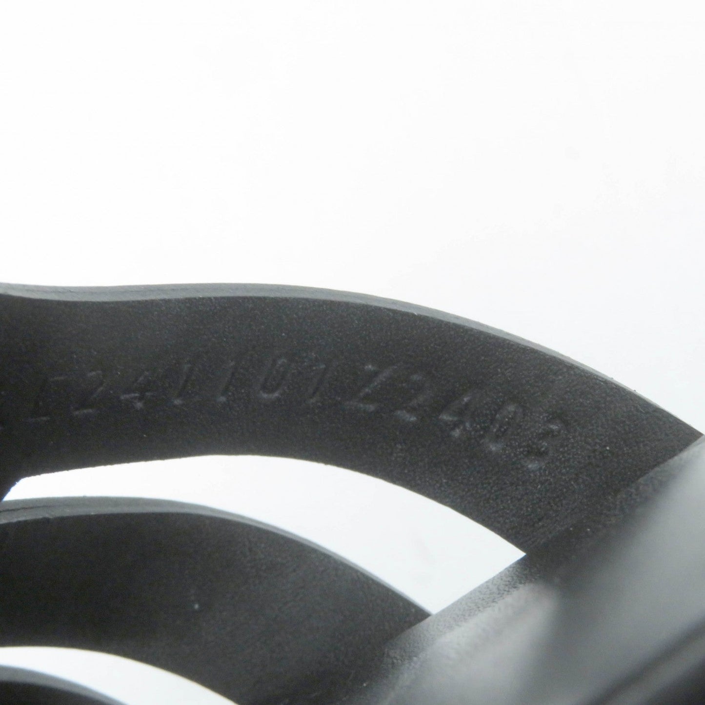 HERMES Sandals H241101Z leather black Indigo 37