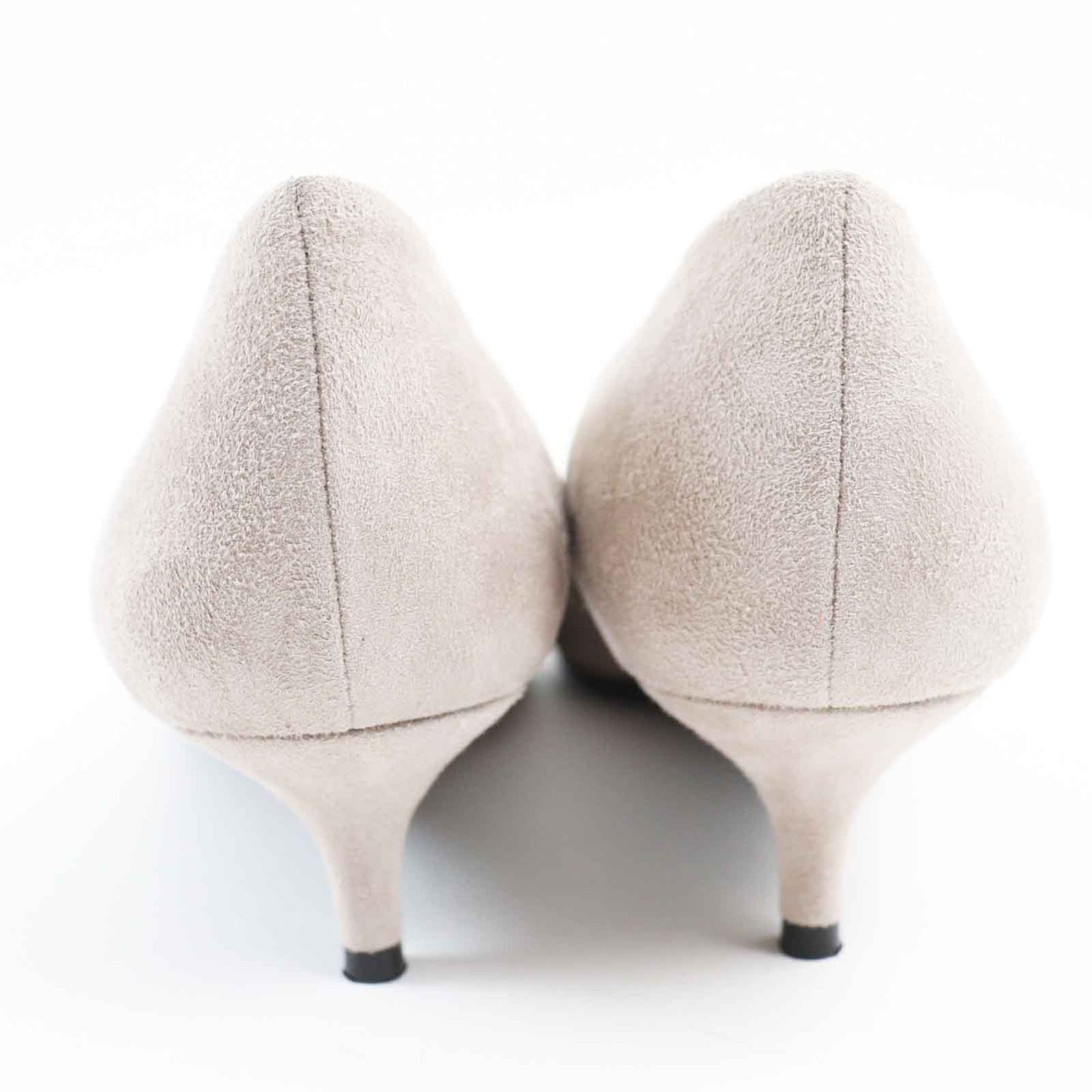HERMES pumps BN202009Z Suede leather Greige type 36