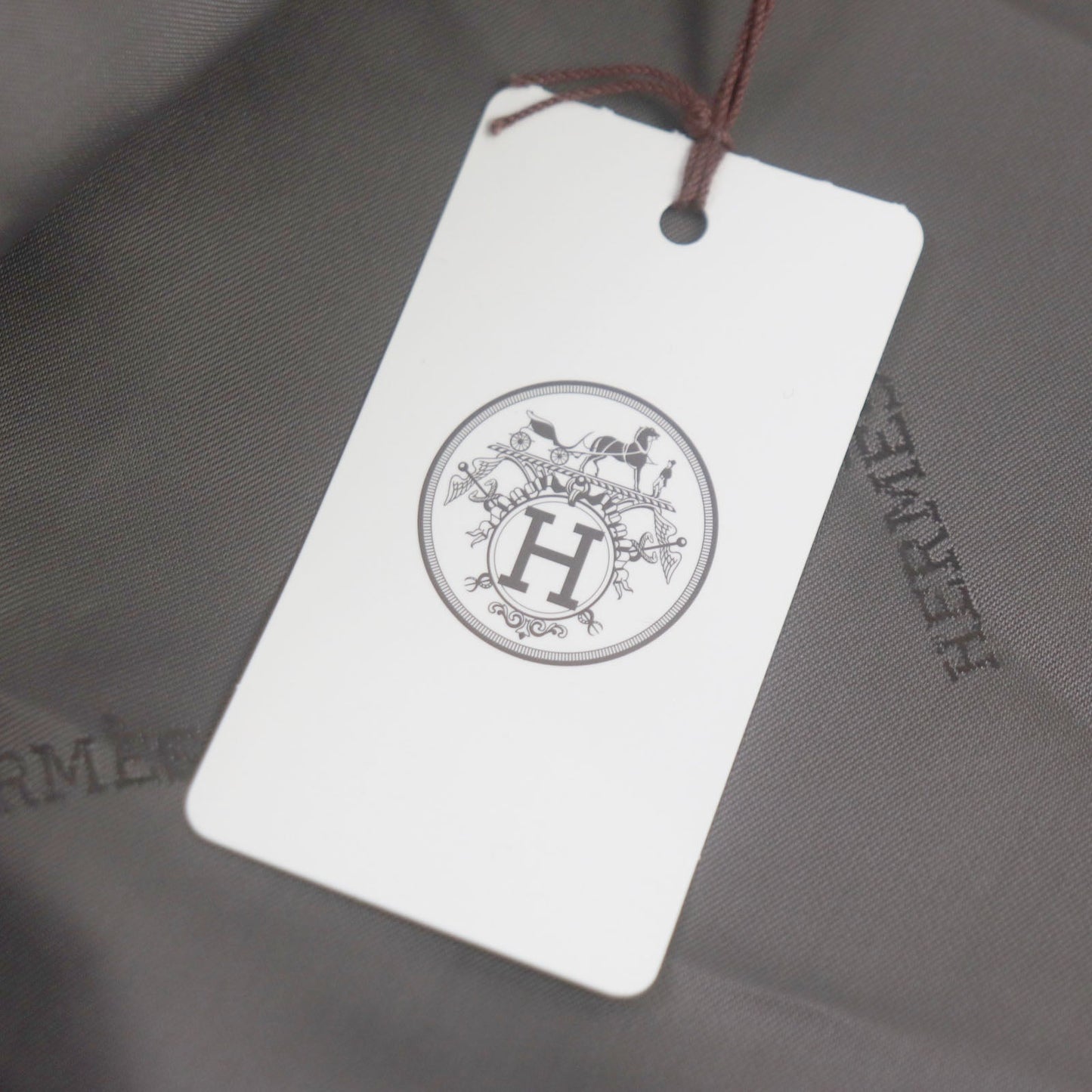 HERMES Chester coat cashmere Dark brown 48