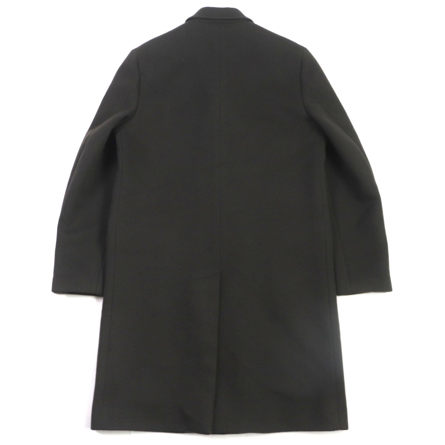 HERMES Chester coat cashmere Dark brown 48