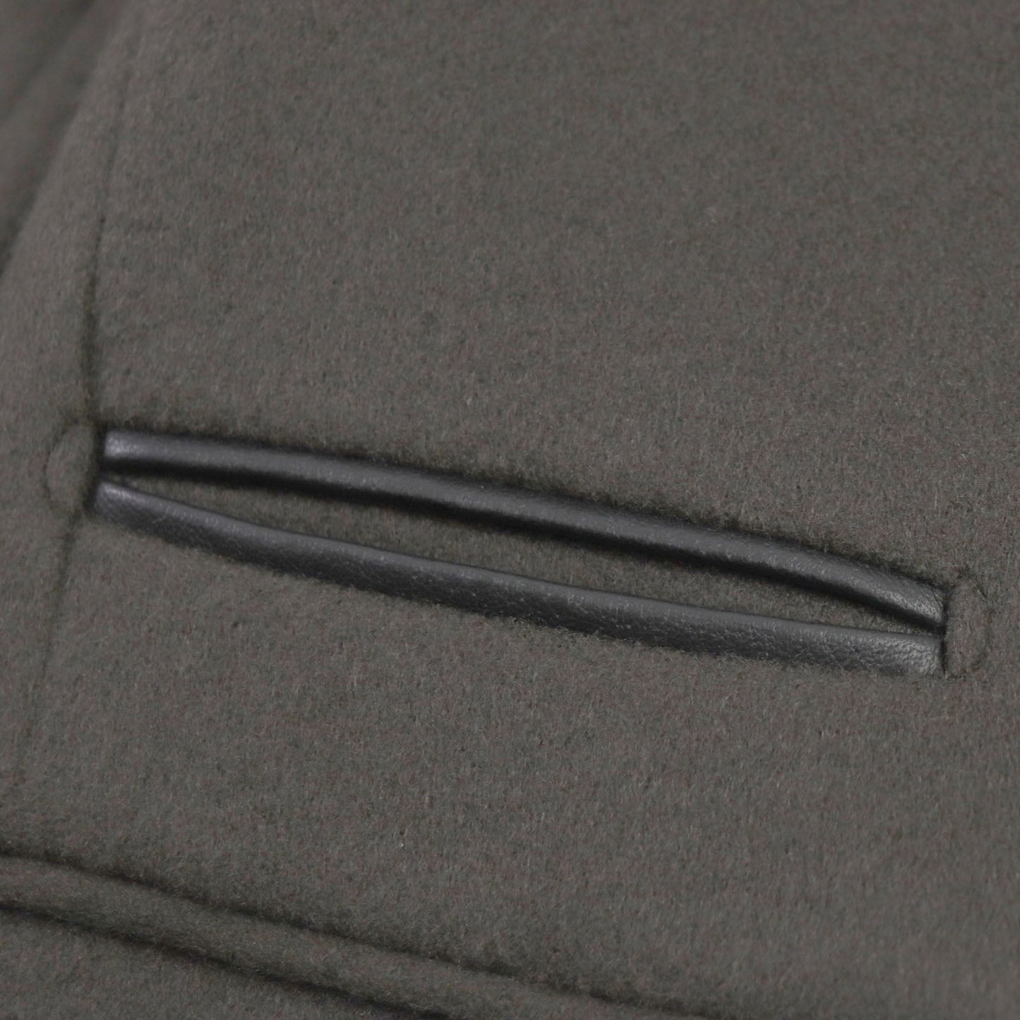 HERMES Chester coat cashmere Dark brown 48
