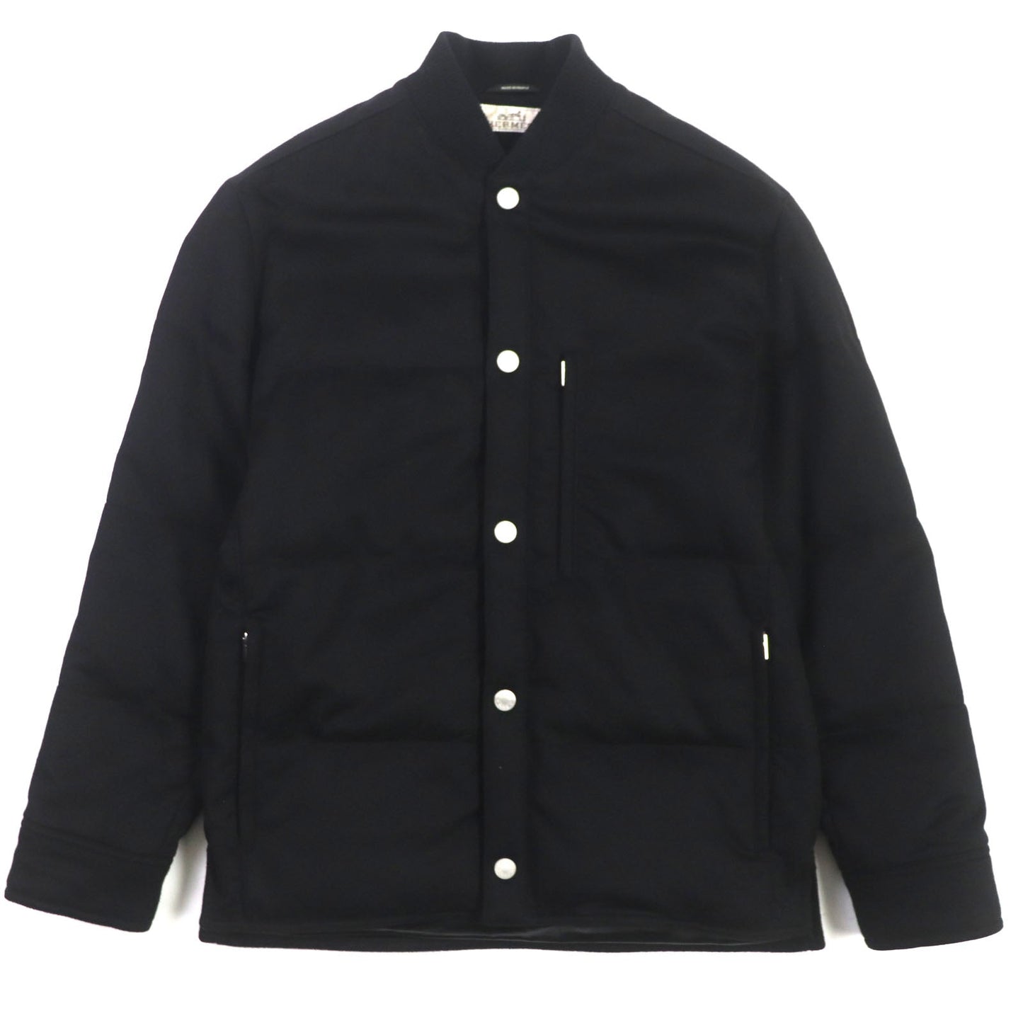 HERMES Down jacket cashmere black 46