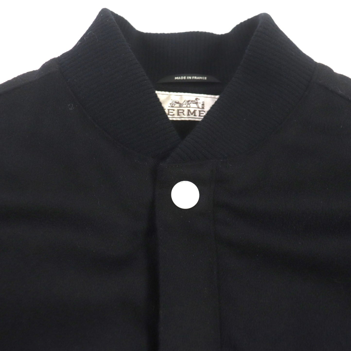 HERMES Down jacket cashmere black 46