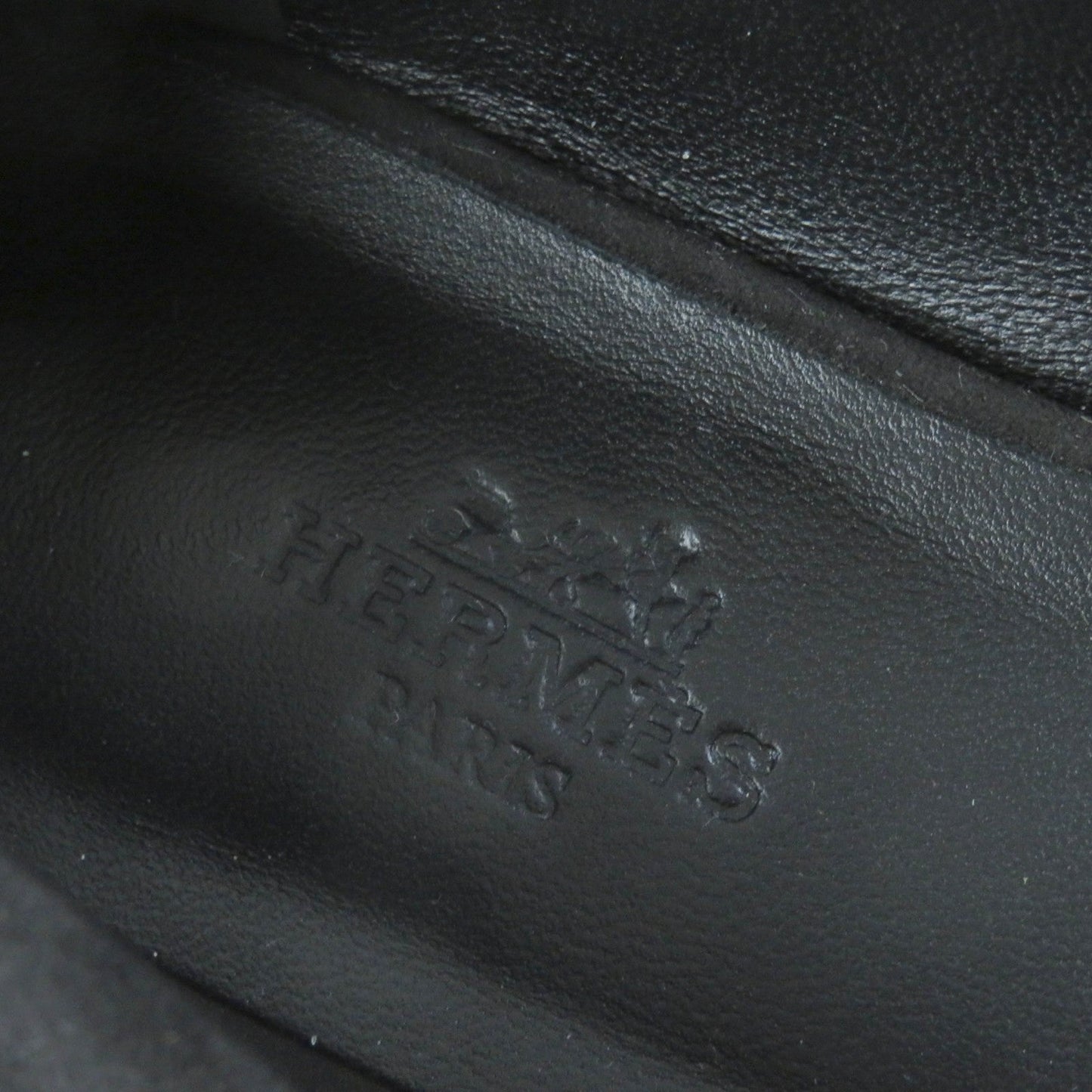 HERMES pumps 212136 Suede leather black 36
