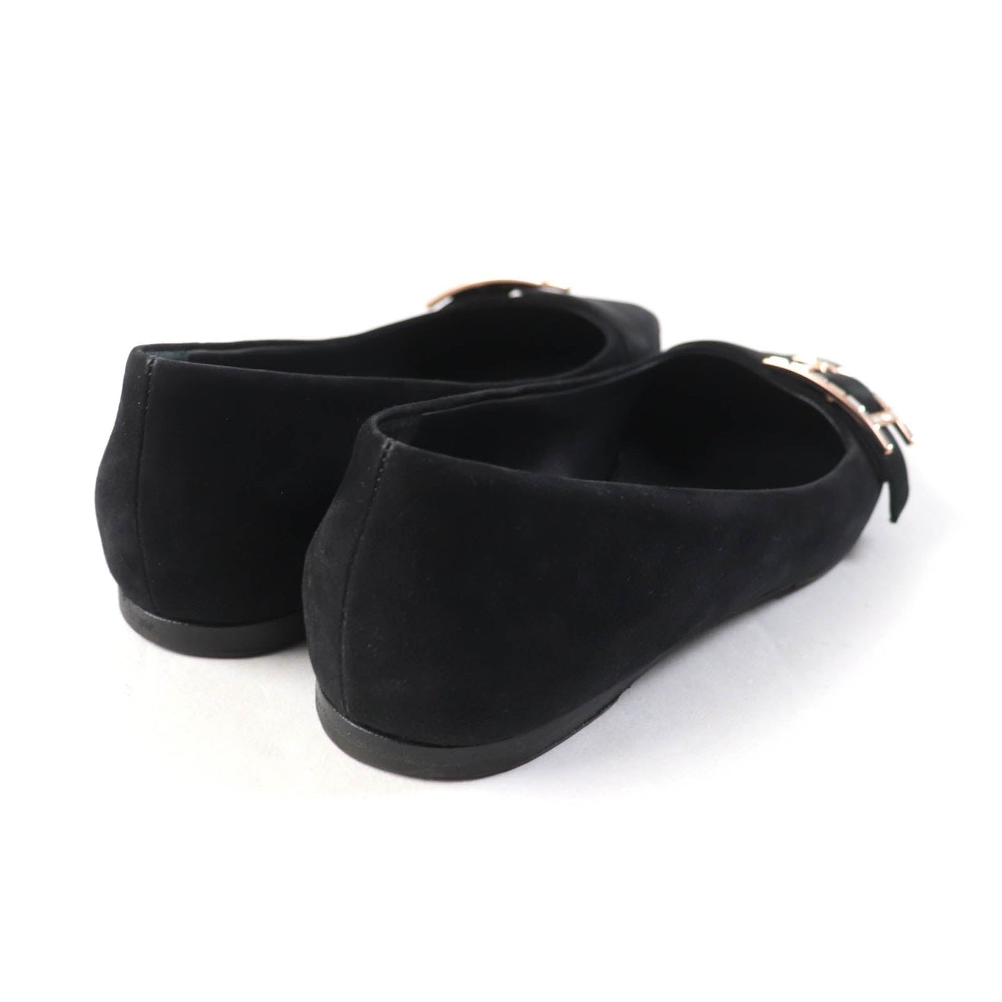 HERMES pumps 212136 Suede leather black 36