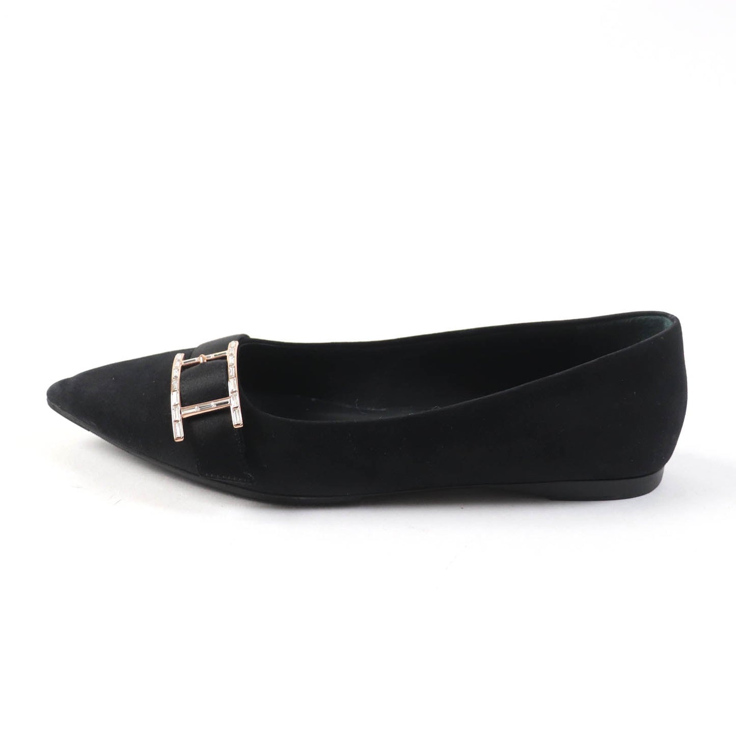 HERMES pumps 212136 Suede leather black 36