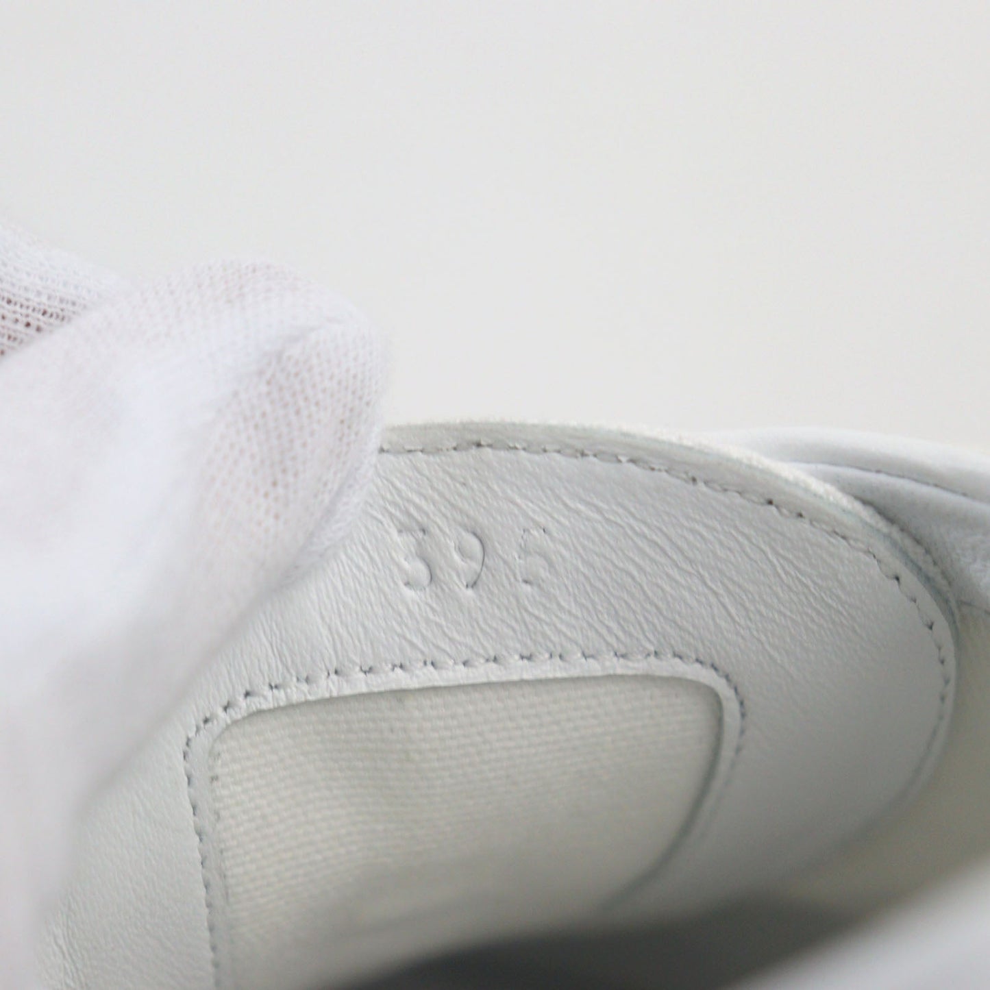 HERMES sneakers H241907ZH90410 canvas white Innocent 39.5