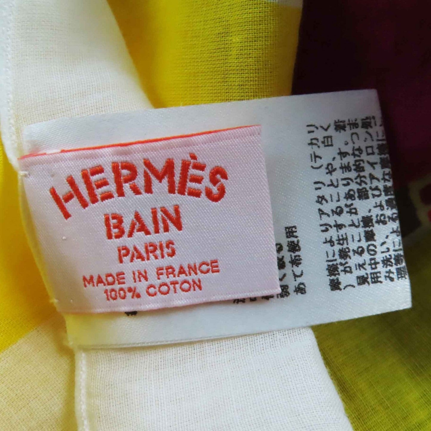 HERMES scarf cotton Multi With horse clothes