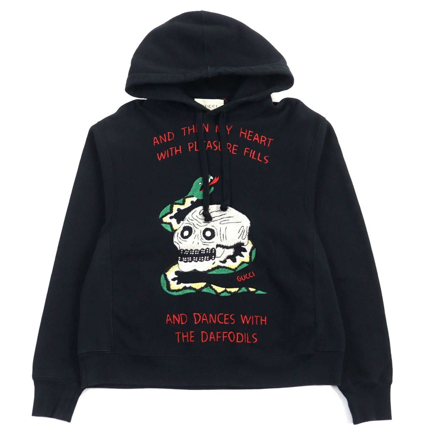 GUCCI Hoodie 569828 cotton Black type XS