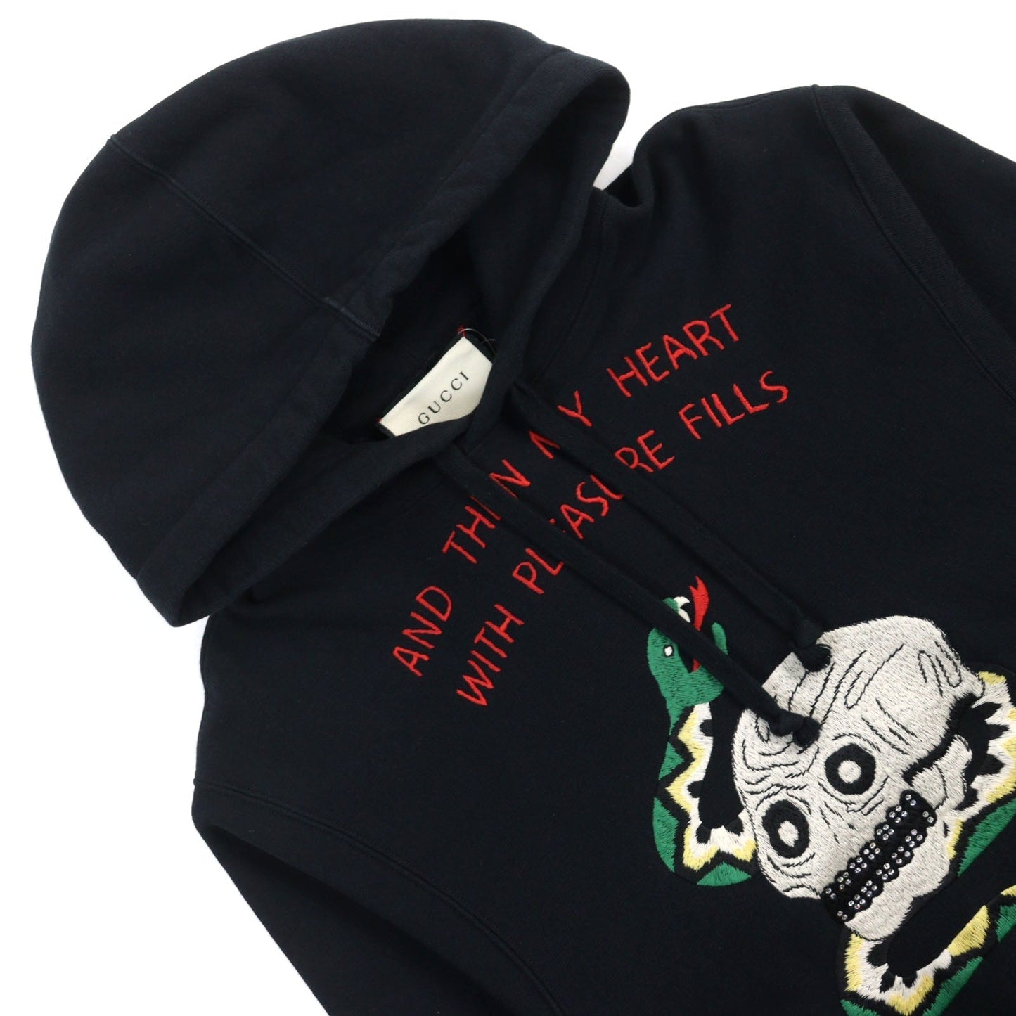 GUCCI Hoodie 569828 cotton Black type XS