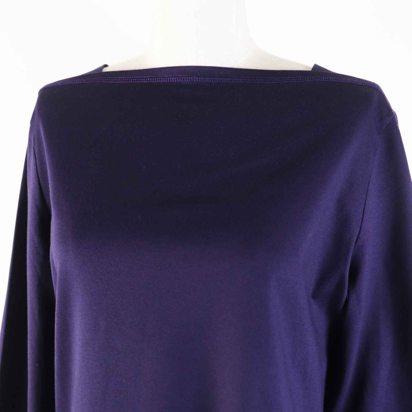 HERMES Long-sleeved T-shirt cotton purple 34