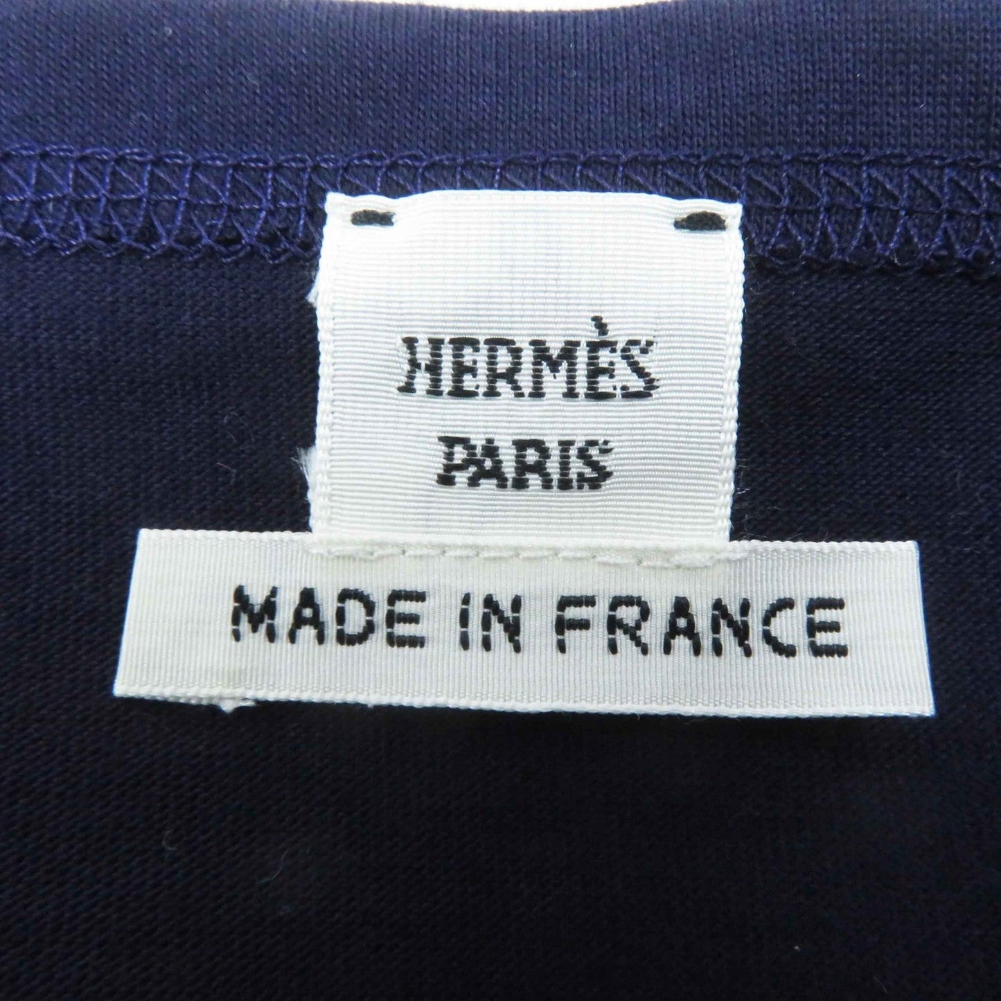HERMES Long-sleeved T-shirt cotton purple 34