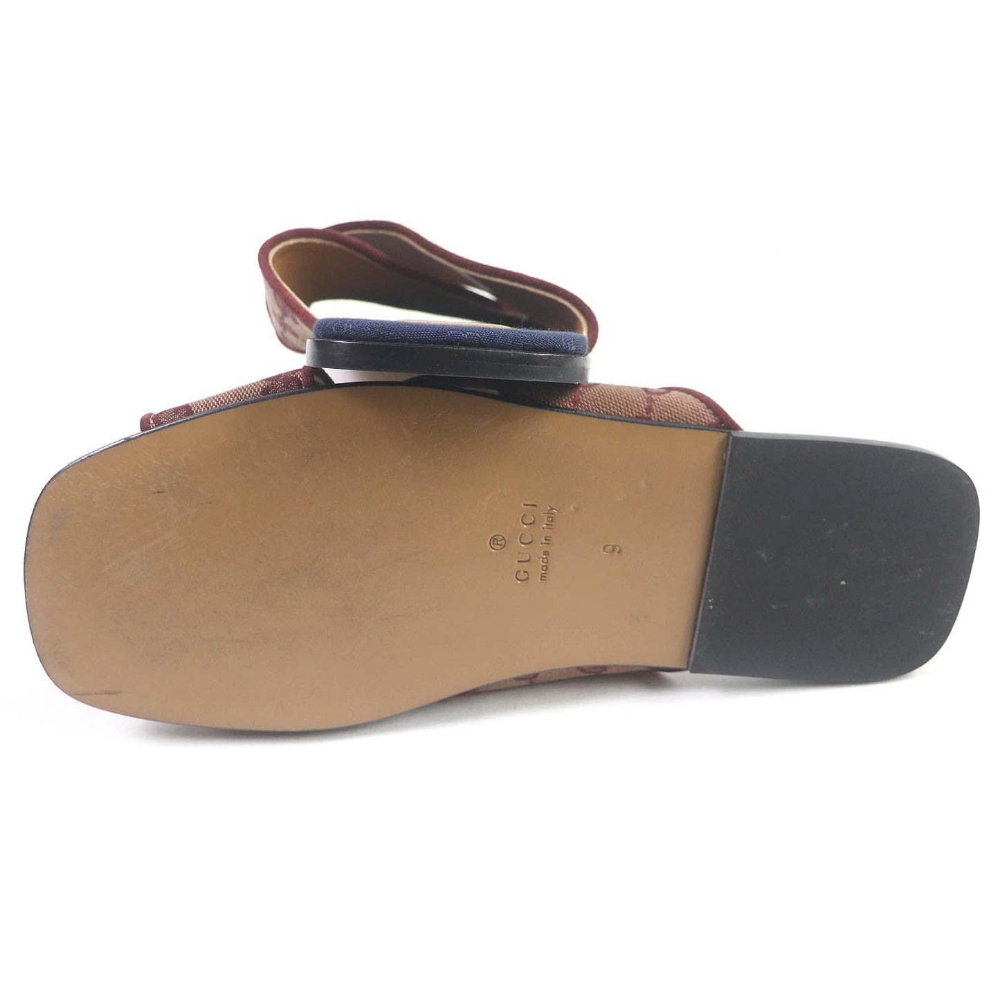 GUCCI Sandals 574863 GG canvas Brown type 9