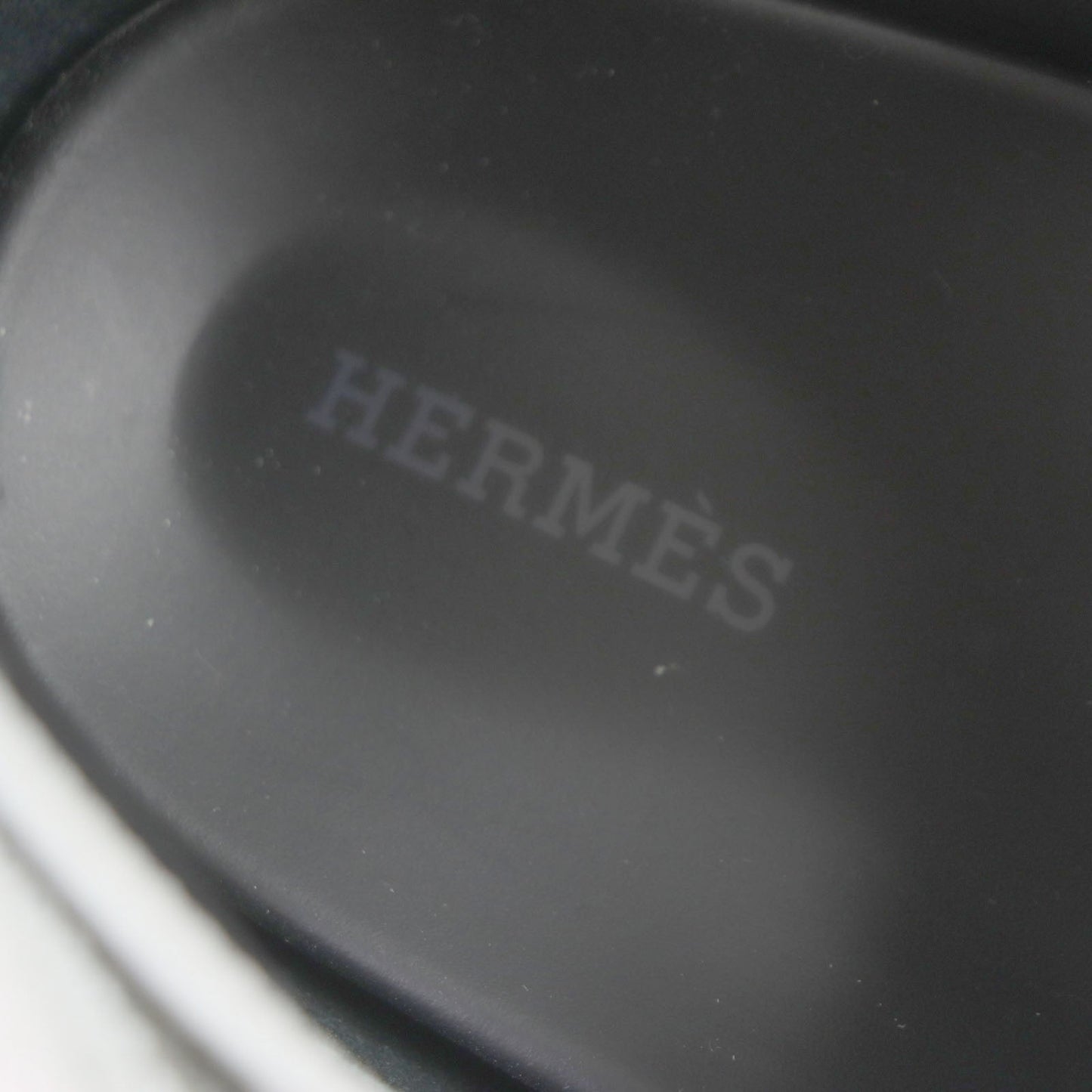 HERMES Sandals FR231747ZH Nylon Blue Gray Brown Black Giorno 42