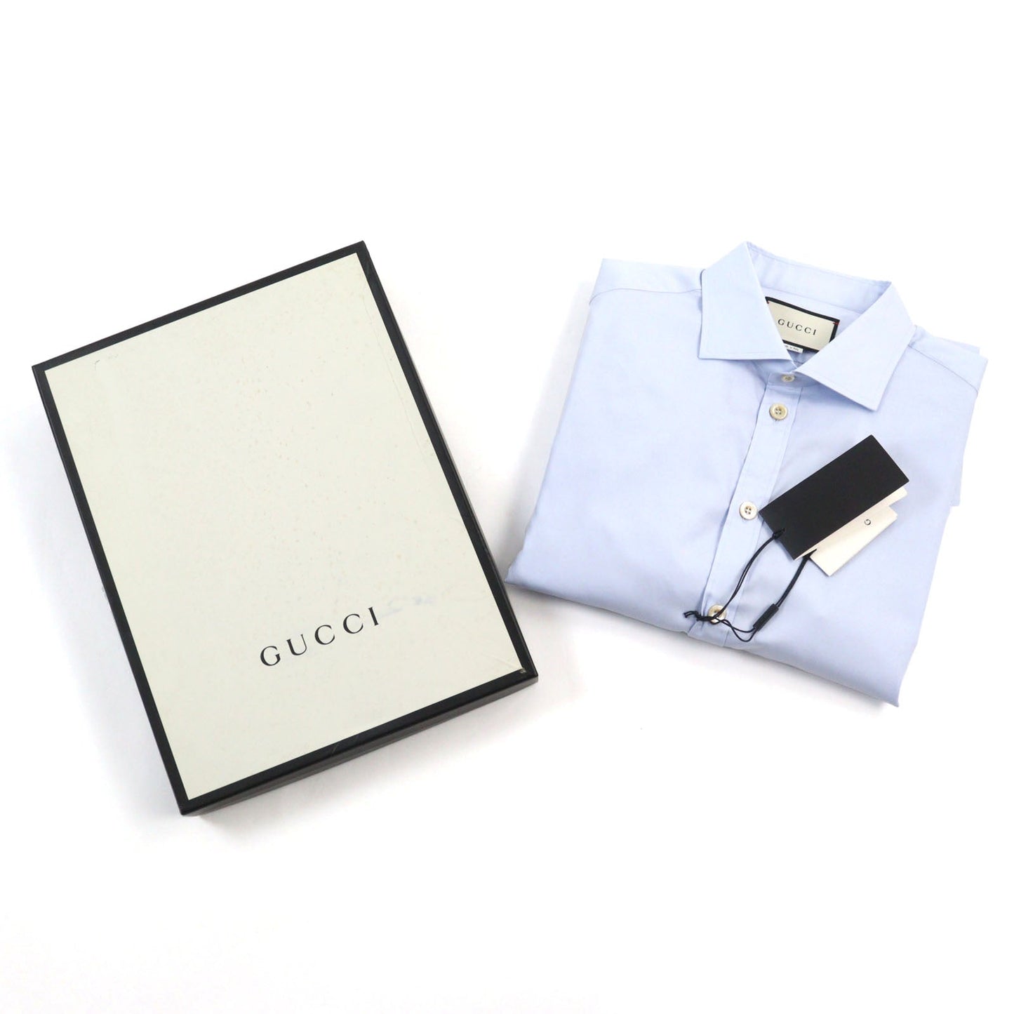 GUCCI Long sleeve shirt 539707 cotton Light blue 54