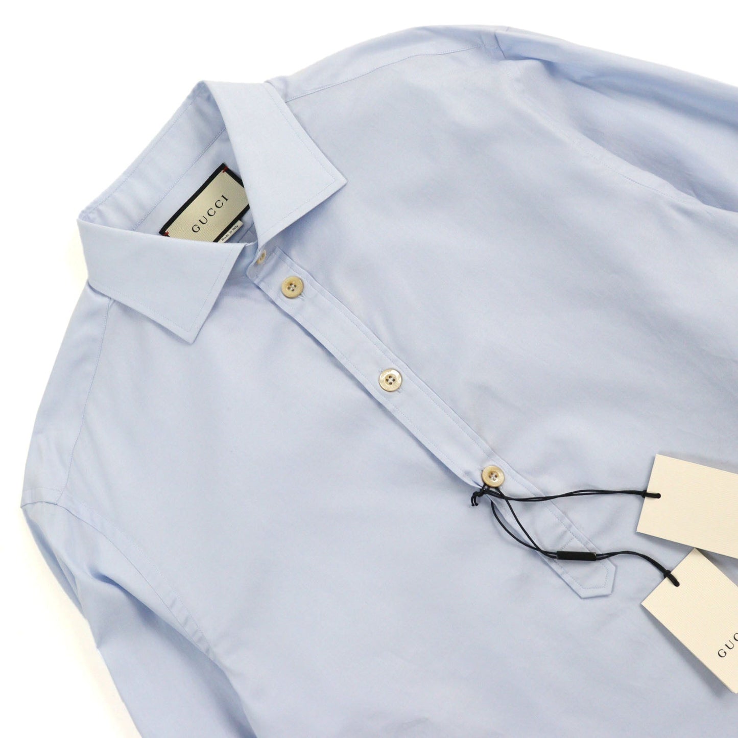 GUCCI Long sleeve shirt 539707 cotton Light blue 54