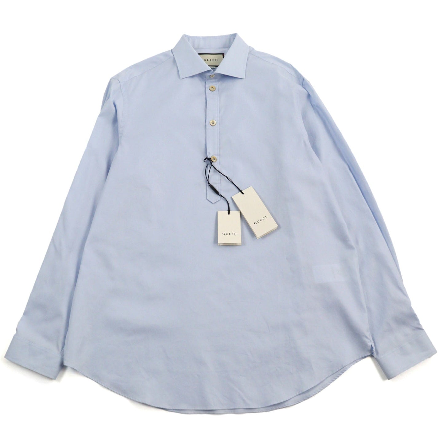 GUCCI Long sleeve shirt 539707 cotton Light blue 54