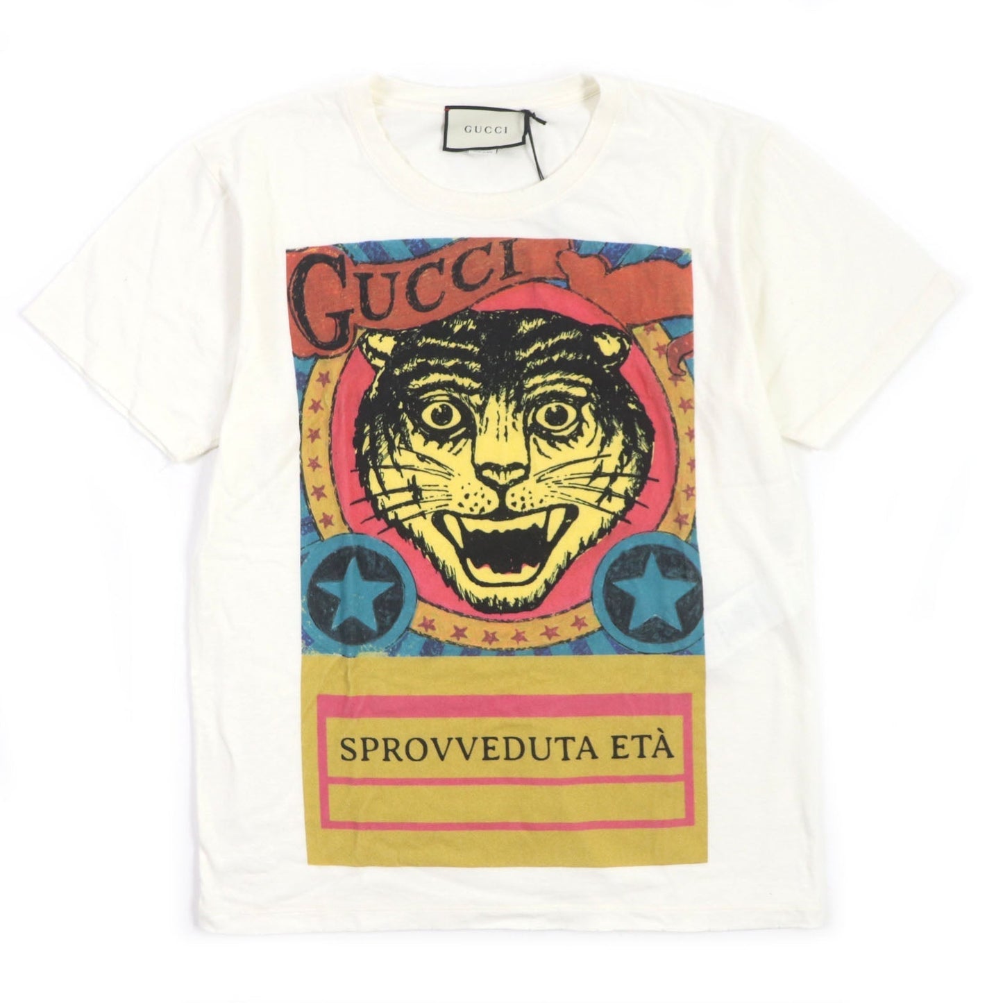 GUCCI Short sleeve T-shirt 493117 cotton white S