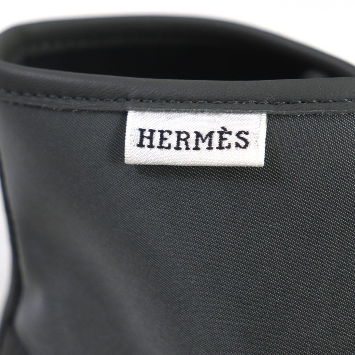 HERMES High cut sneakers 221929ZH Nylon Dark gray 43