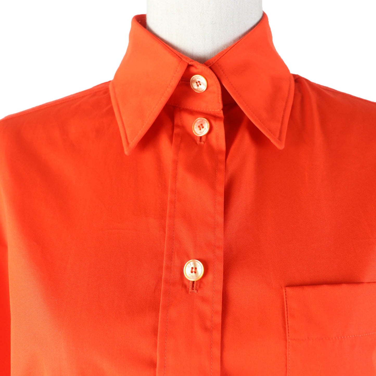 HERMES one piece cotton Orange 34