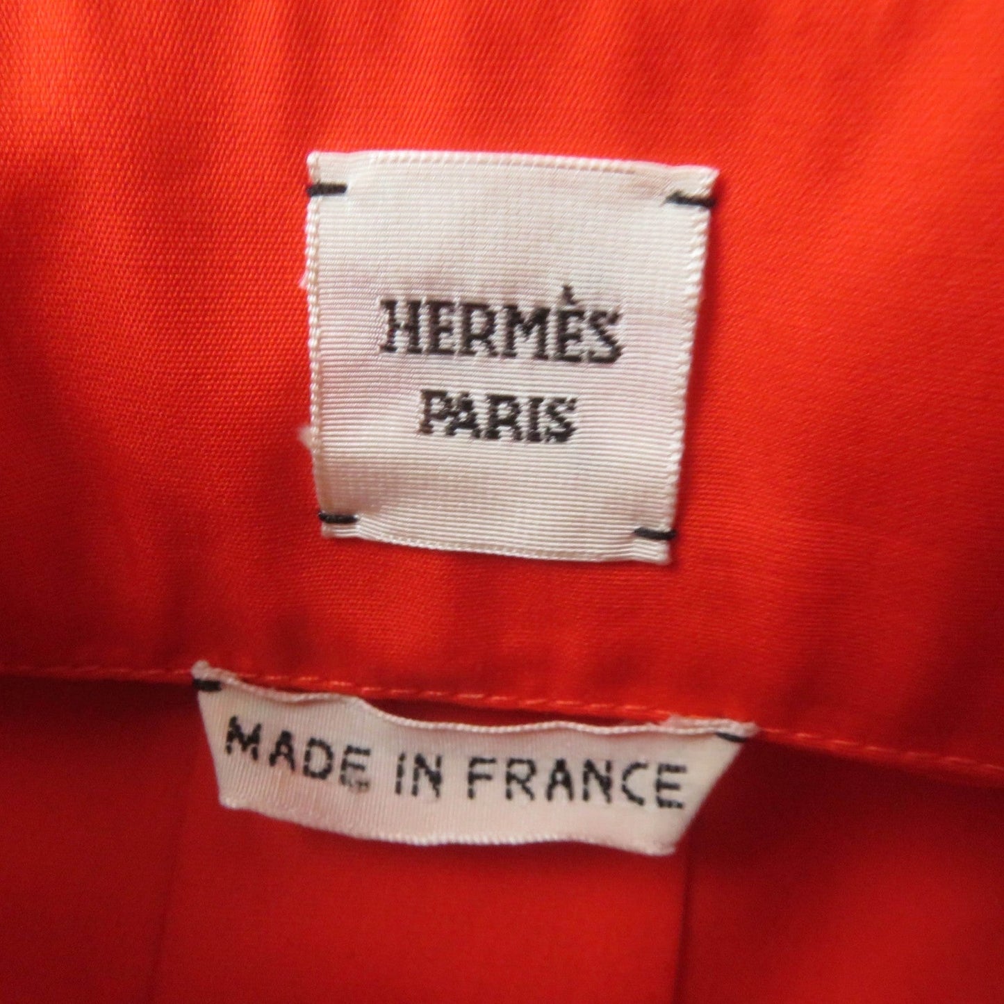 HERMES one piece cotton Orange 34